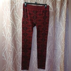 PINK ROSE LEGGINGS, WOMEN'S SZ 2X